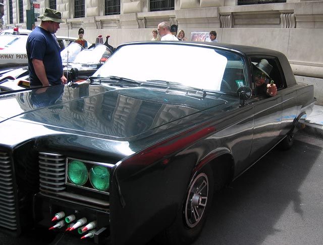 Has the Green Hornet himself come to Manhattan?