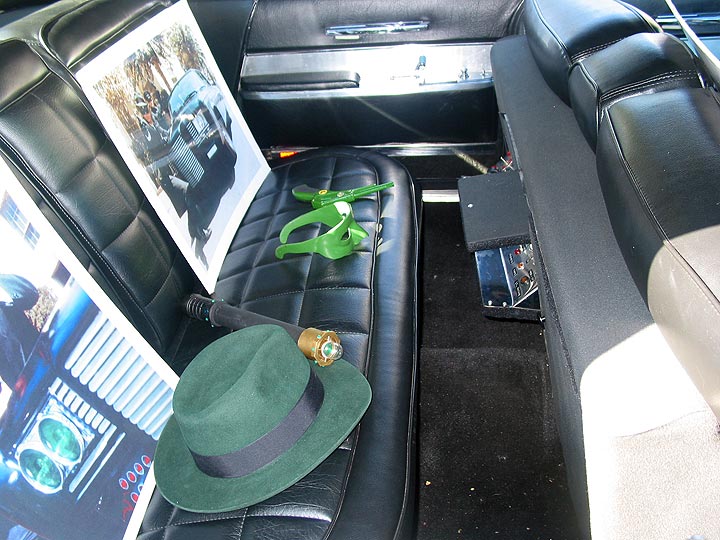 Another view of the Black Beauty's back seat.